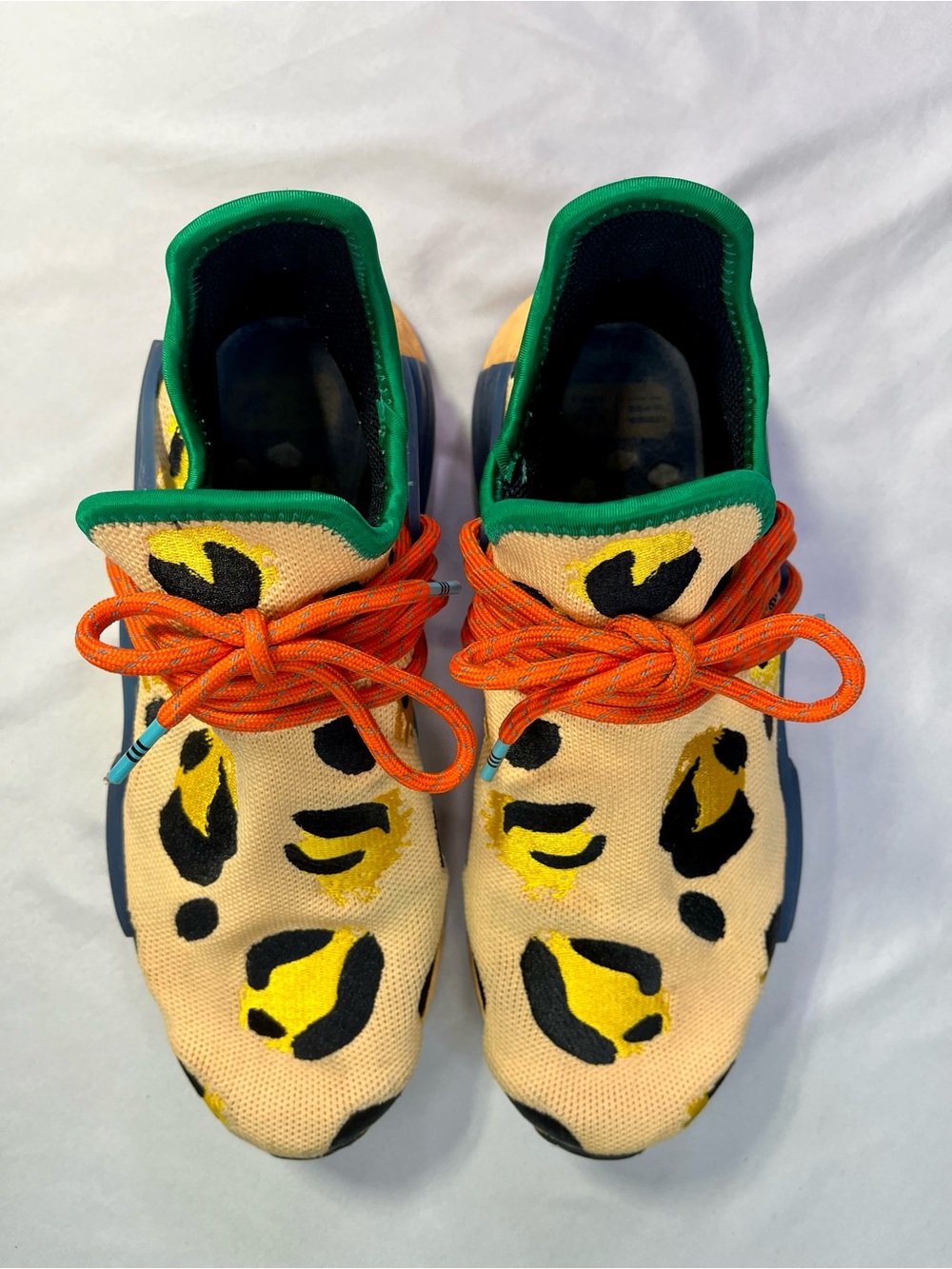 Pharrell X Adidas NMD Human Race Animal Print Cheetah Running Shoes Sneakers 8 - Picture 7 of 15